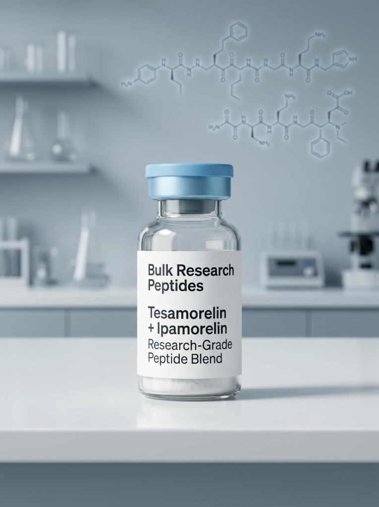 Tesamorelin + Ipamorelin Research-Grade Peptide Blend research compound
